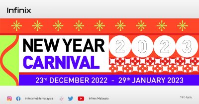INFINIX MALAYSIA TO BRING THE JOY OF GIVING TO MALAYSIANS WITH UPCOMING NEW YEAR CARNIVAL