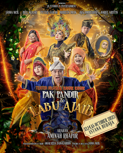 Jom saksikan pementasan Teater Muzikal Kanak-kanak Pak Pandir & Labu Ajaib pada 13 hingga 15 Oktober 2023