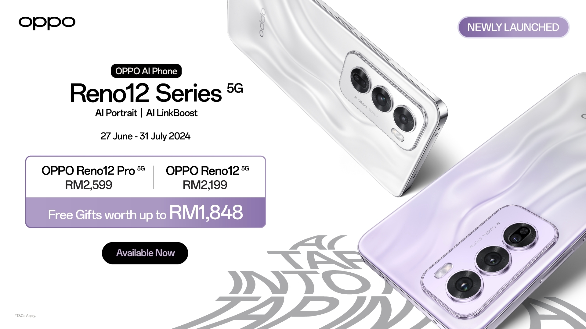 OPPO Merentas Batas dengan Pelancaran Reno12 dan Reno12 Pro: Keunggulan AI dan Reka Bentuk Inovatif Menyertai Era Baharu Siri Reno