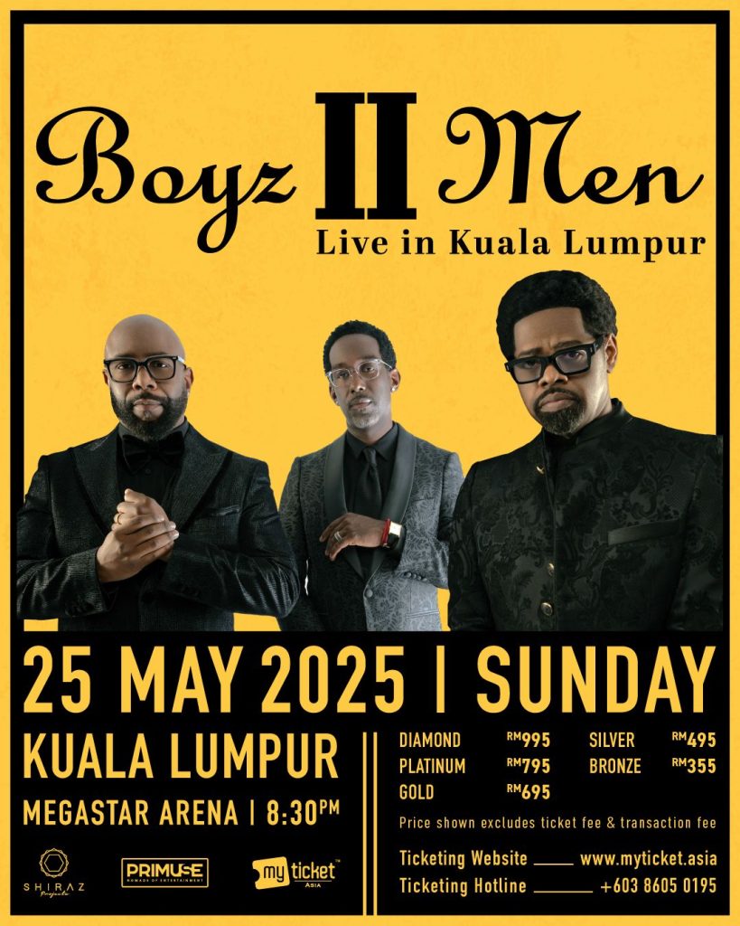 Boyz II Men Bakal Menggegarkan Megastar Arena pada Mei 2025!