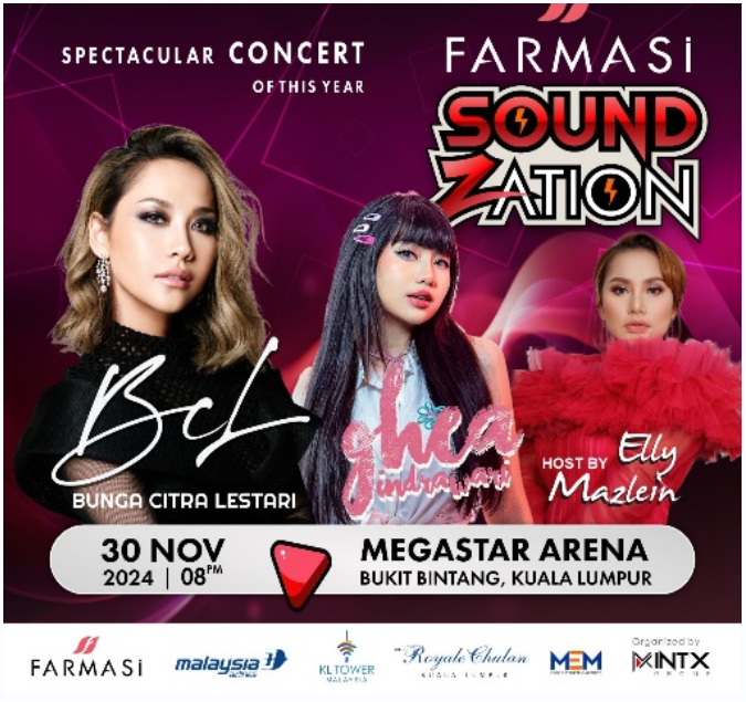 Bunga Citra Lestari dan Gea Kembali Bersinar di Konsert FARMASI Soundzation