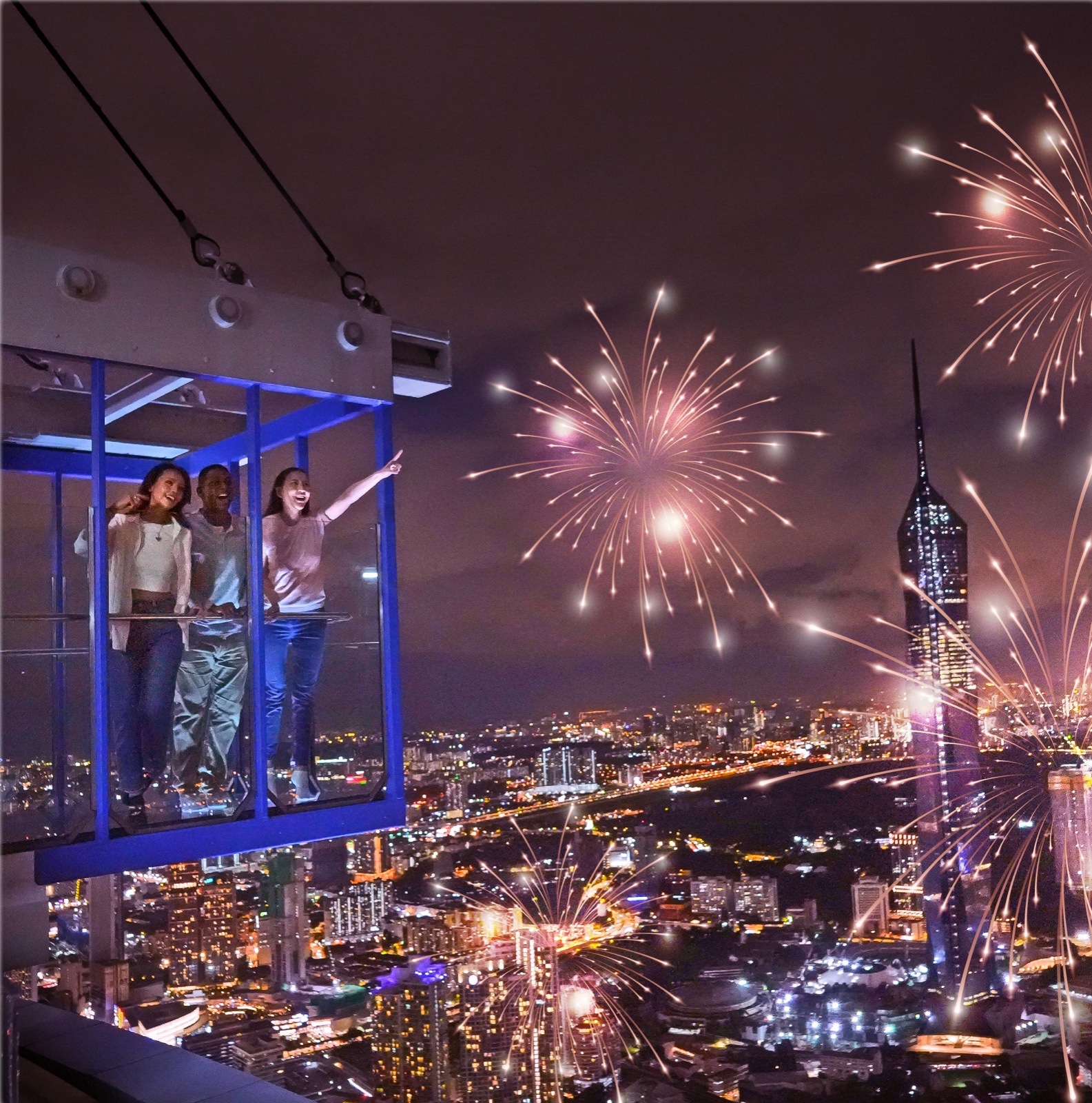 KL Tower Lights Up 2025: A Spectacular Return of Fireworks for New Year’s Eve Celebration