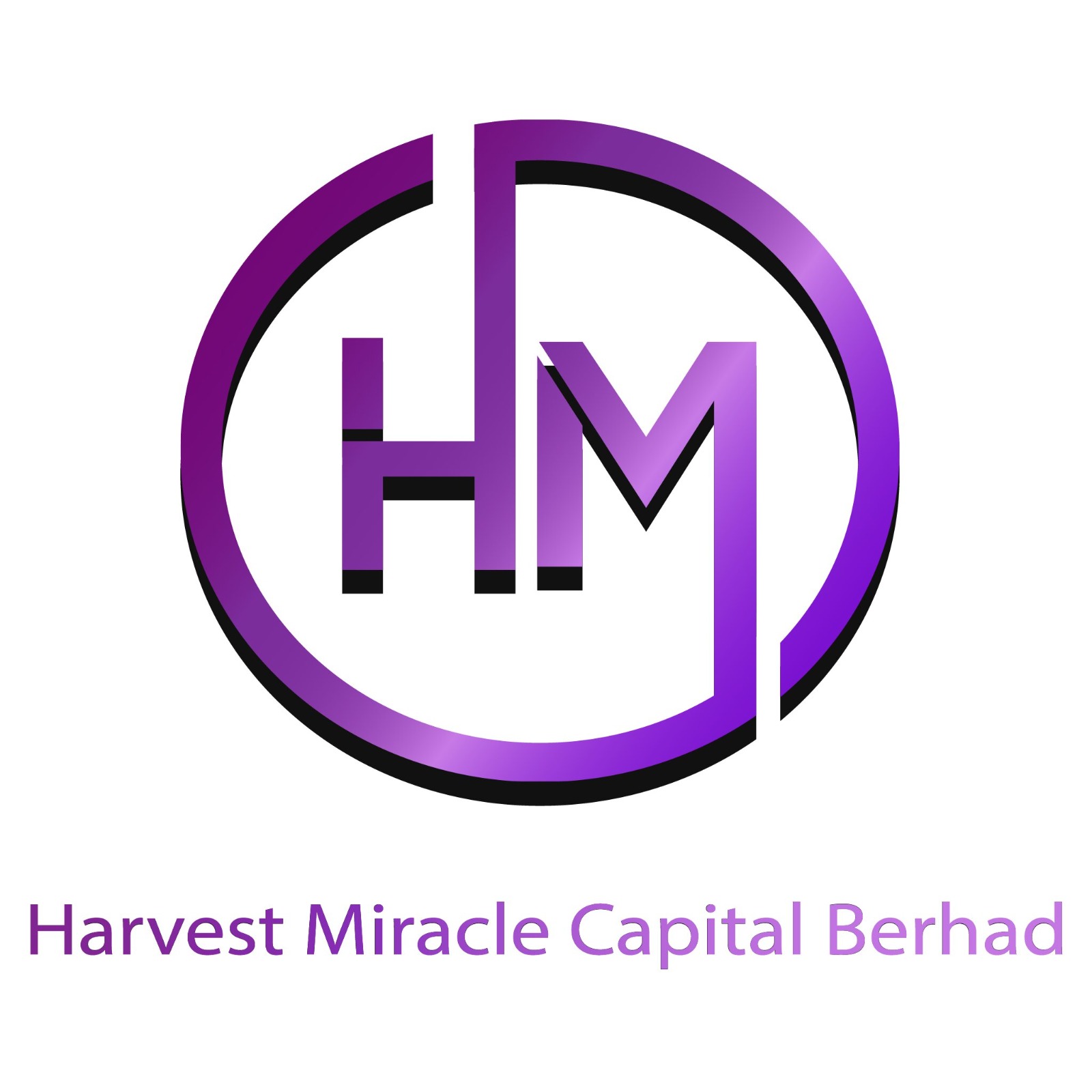 Logo rasmi korporat Harvest Miracle Capital Berhad yang mengumumkan kelulusan enam resolusi pada Mesyuarat Agung Tahunan ke-30